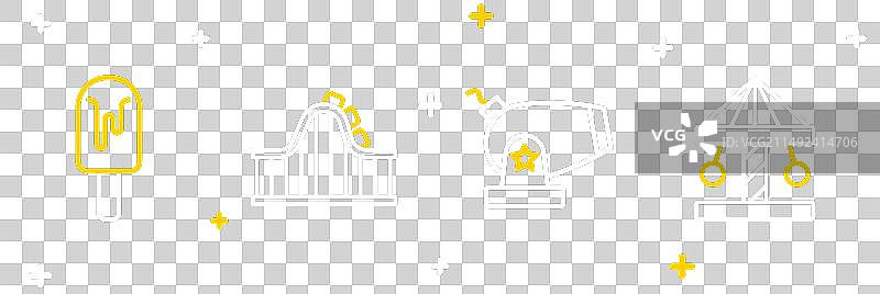 旋转木马和大炮设计素材图片素材