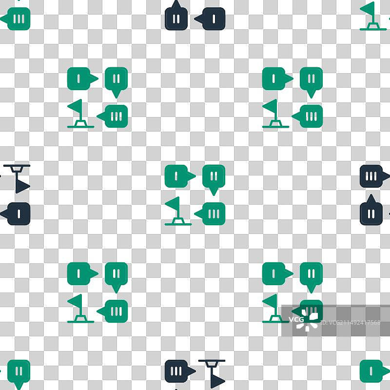 绿黑配色规划策略概念图标图片素材
