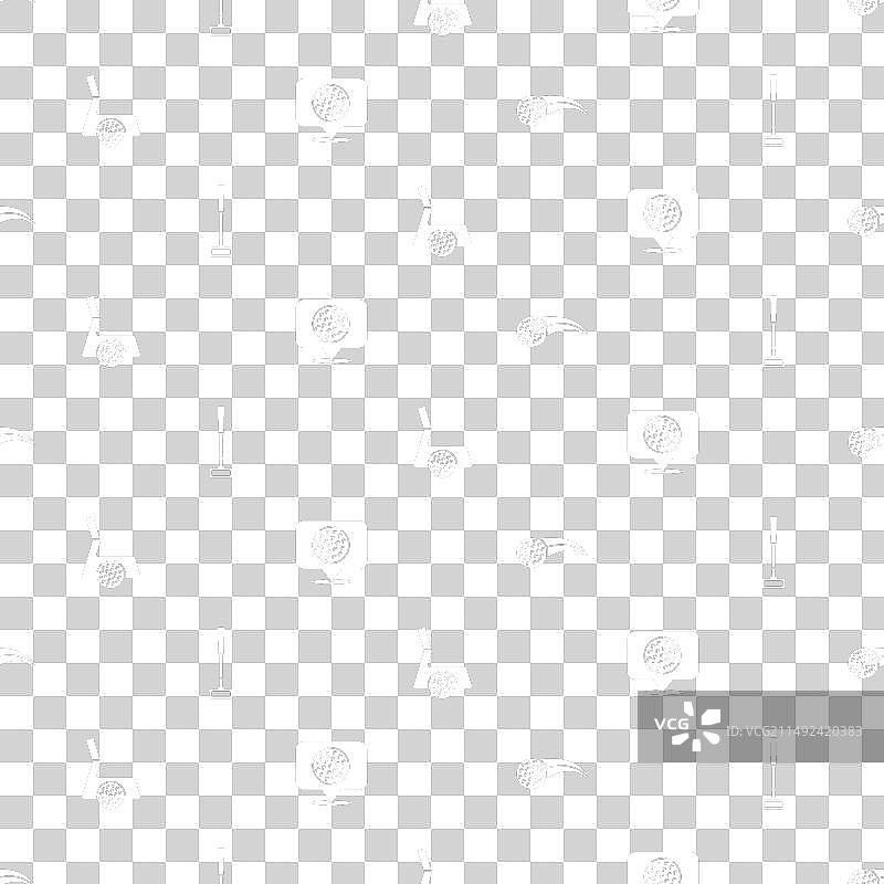 高尔夫球杆标签无缝背景素材图片素材