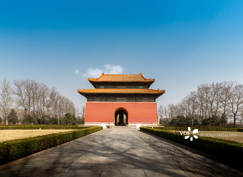 明十三陵长陵神功圣德碑亭图片素材