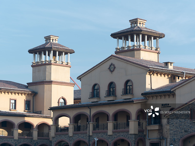 西安世园罗曼小镇图片素材