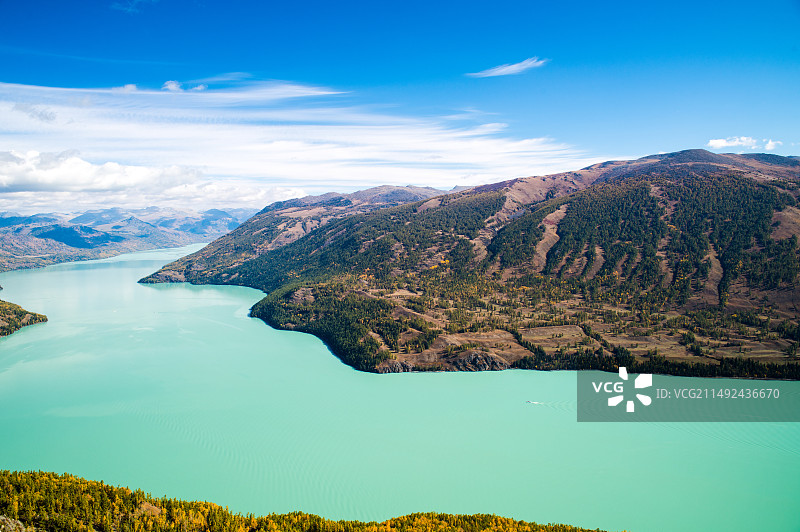 布尔津哈纳斯湖图片素材