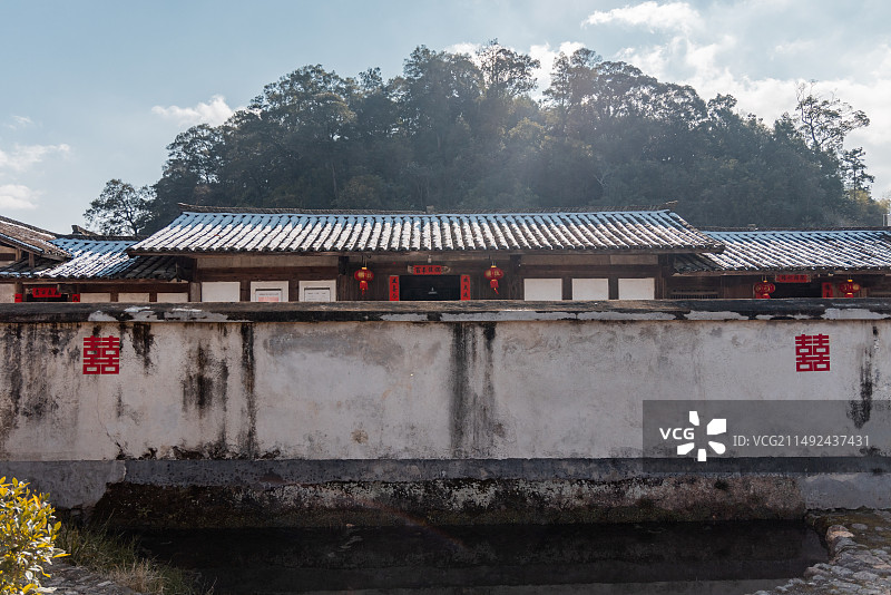 中国福建龙岩连城培田古村落图片素材