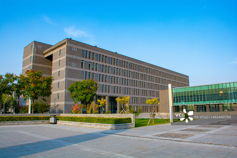 太原大学新校区-图书馆图片素材