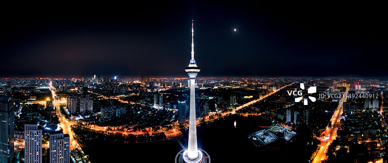 津门之夜图片素材