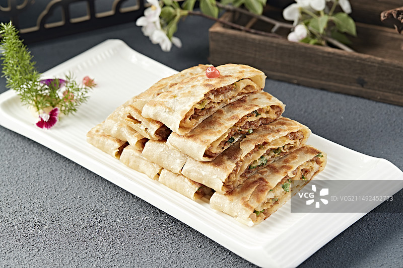 美味香河牛肉烙饼图片素材