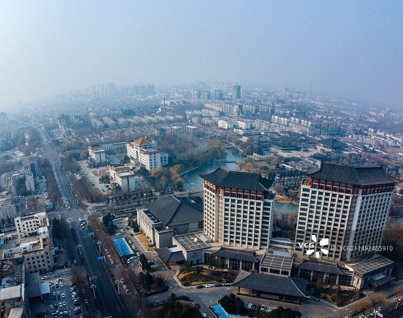 曲阜 春秋中路 孔子六艺城 孔子文化园 曲阜香格里拉 大成路 沂和公园 迎宾馆图片素材