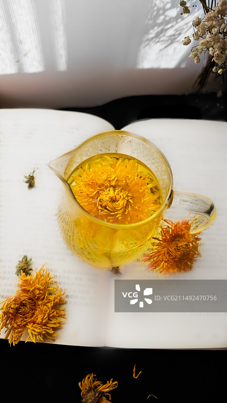 贡菊茶图片素材