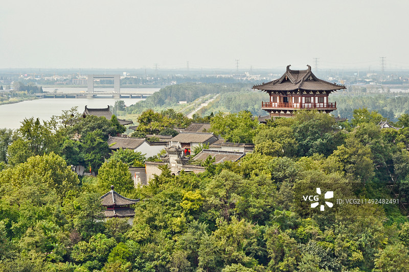 镇江北固山近景图片素材