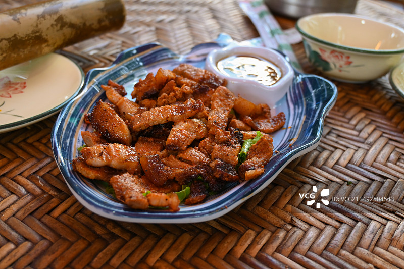 烤五花肉图片素材