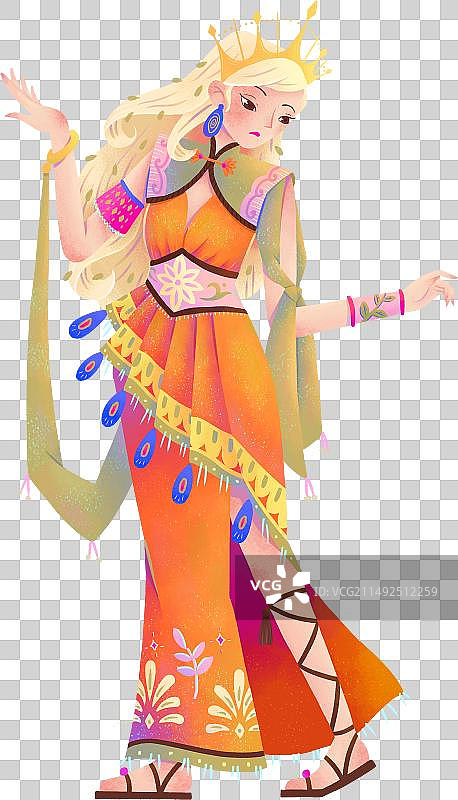 希腊少女图片素材