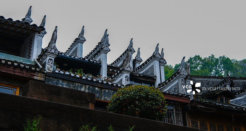 中国湖南湘西凤凰古城风光，凤凰古城东门城楼风光，凤凰古城风光，凤凰古城古建筑，凤凰古城虹桥风光，凤凰图片素材