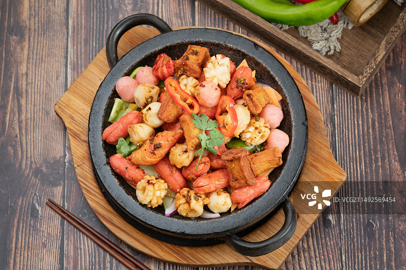 干烧麻辣拌图片素材