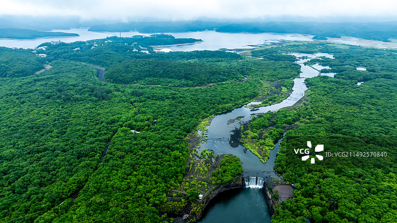 5A景区，镜泊湖图片素材