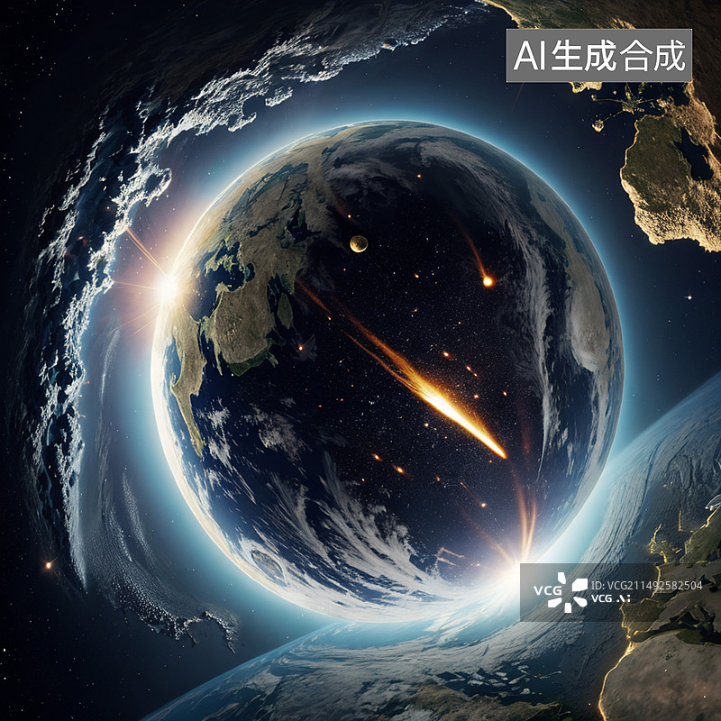 【AI数字艺术】生物大灭绝图片素材