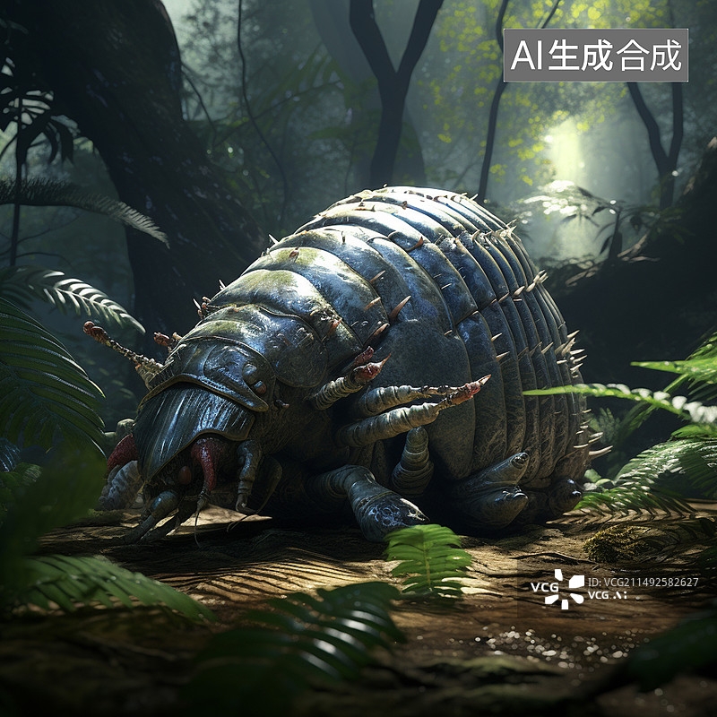 【AI数字艺术】远古生物图片素材