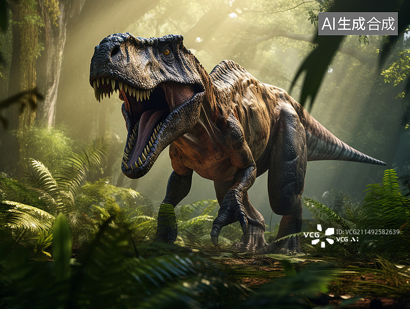 【AI数字艺术】远古生物图片素材