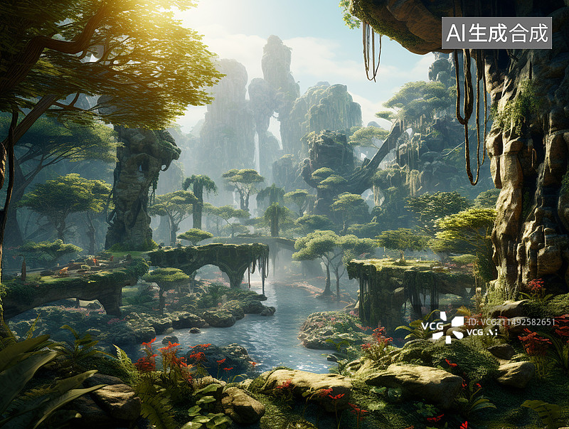 【AI数字艺术】远古生物图片素材