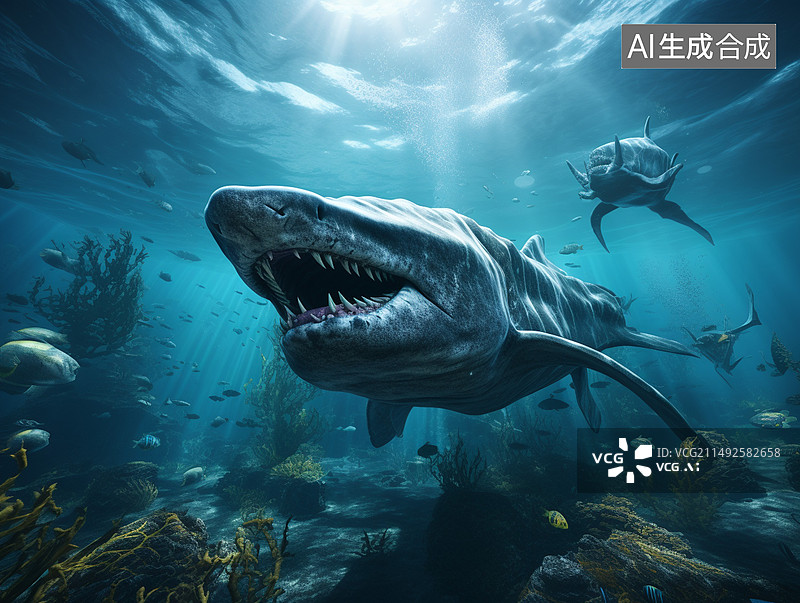 【AI数字艺术】远古生物图片素材