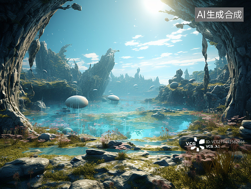 【AI数字艺术】远古生物图片素材