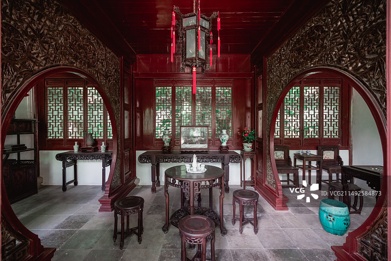 江南园林古典图片素材