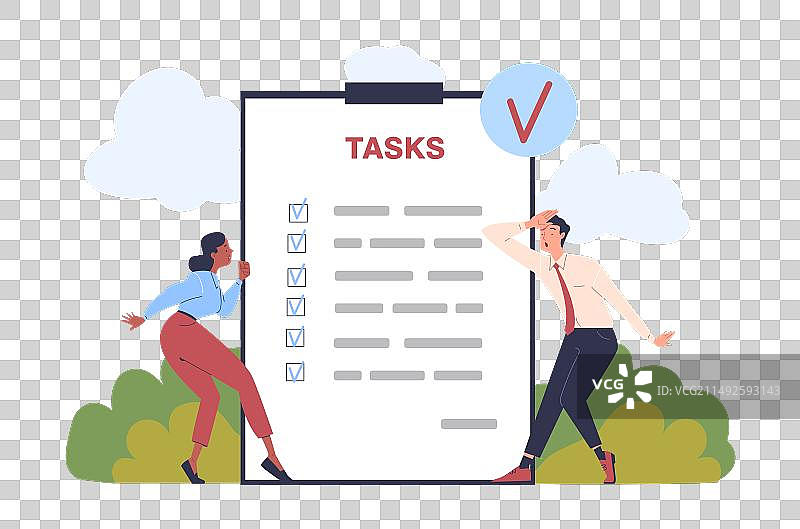 任务完成概念图片素材