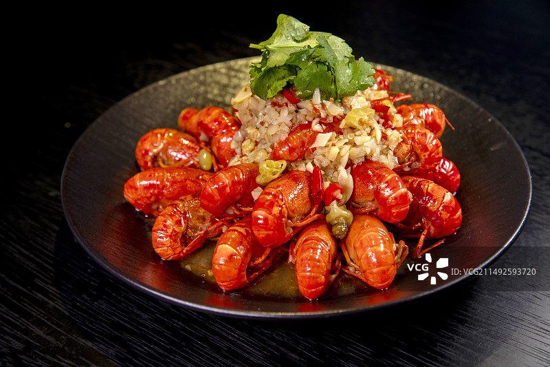 蒜蓉小龙虾图片素材