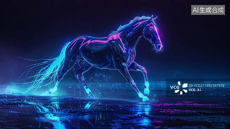 【AI数字艺术】以梦为马，不负韶华图片素材