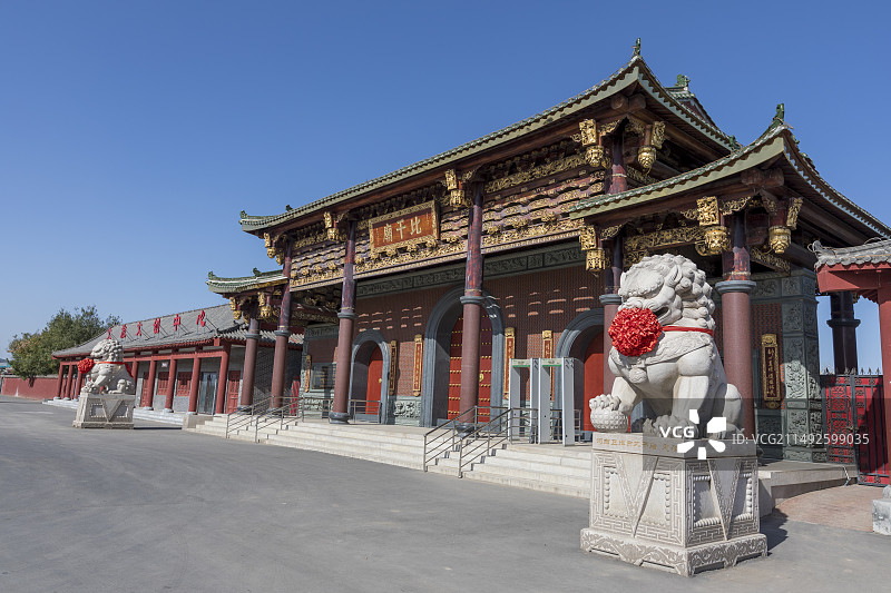 新乡市比干庙景区图片素材