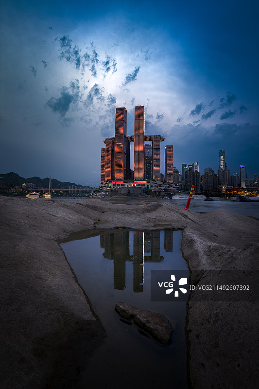 重庆夜景图片素材