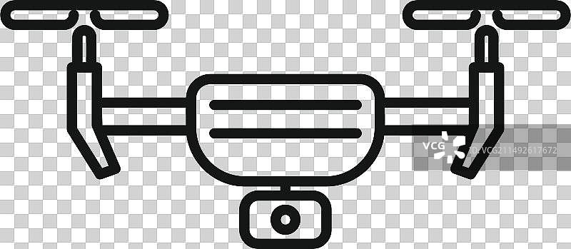 无人机航拍场景图标图片素材