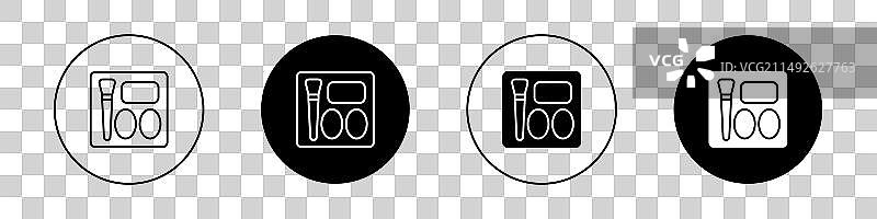 腮红图标套装面部彩妆盒图片素材