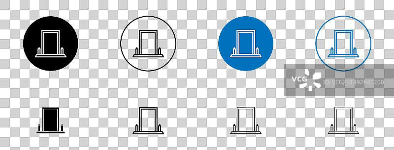 化妆镜浴室女士个人图标图片素材