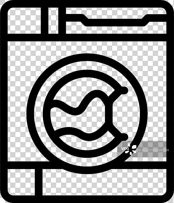 洗衣机图标轮廓洗衣素材图片素材