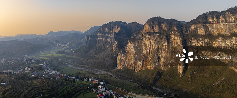 湖南娄底湄江国家地质公园图片素材
