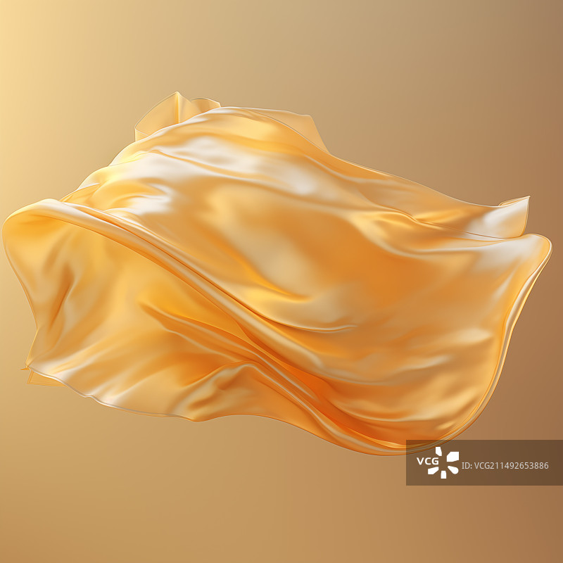 金黄色布料图片素材