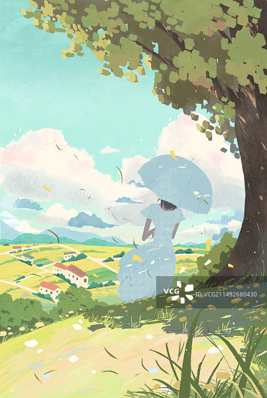 夏日午后休闲时光图片素材