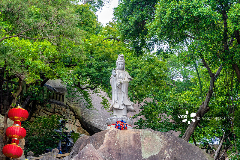 中国福建厦门鼓浪屿日光岩寺图片素材
