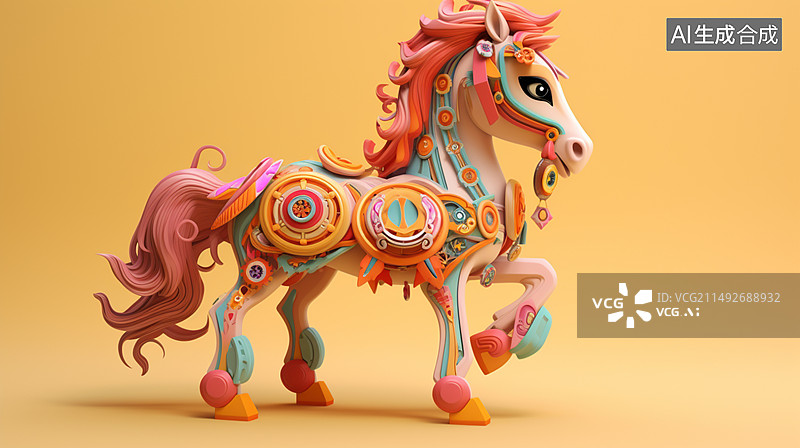 【AI数字艺术】马图片素材