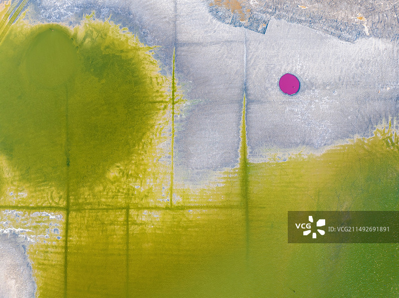 神奇多彩的运城盐湖图片素材