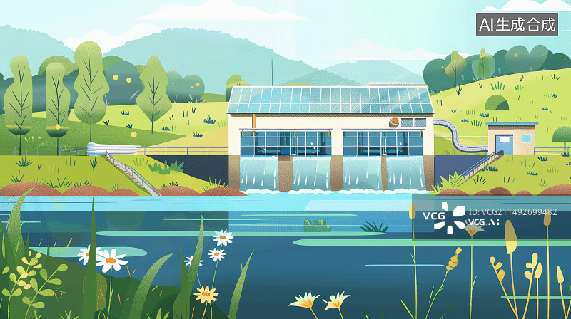 【AI数字艺术】智慧农业实现智能灌溉图片素材