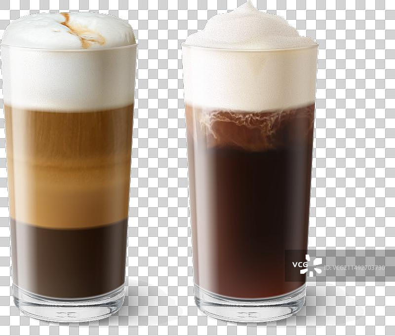 分离的热咖啡图片素材