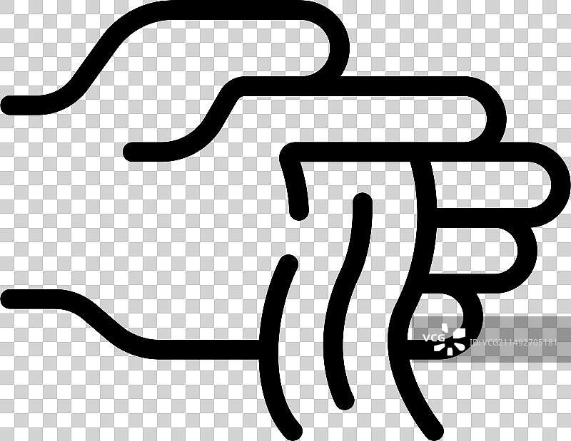 头发健康图标轮廓图片素材