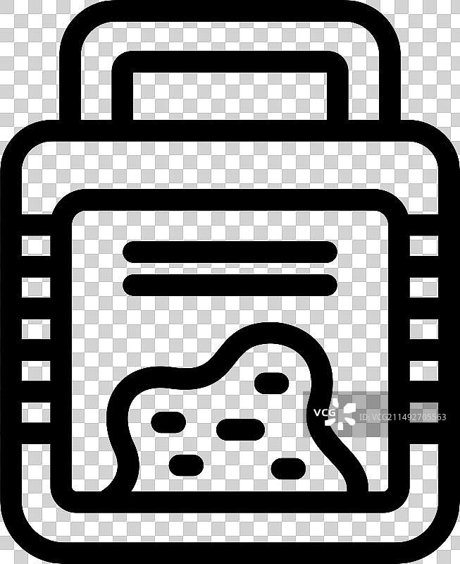 硅胶沙填充剂轮廓图标图片素材