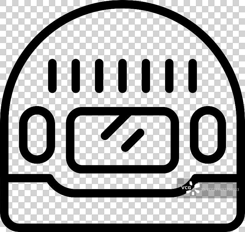 专业美甲灯图标轮廓图片素材