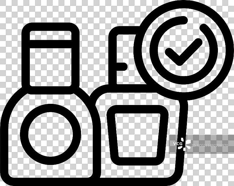 优质指甲油凝胶图标轮廓图片素材