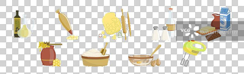 烘焙用具与食材图片素材
