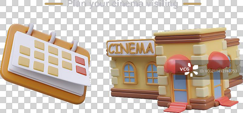 电影院节目单，计划您的访问图片素材