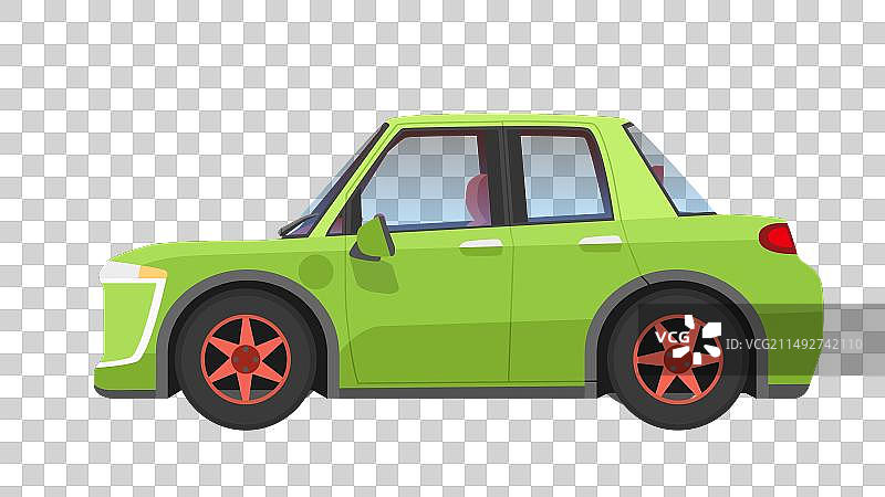 迷你电动轿车图片素材