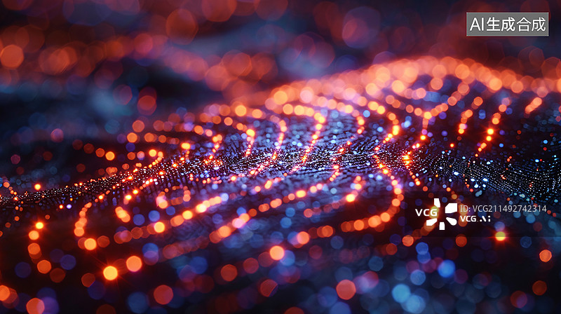 【AI数字艺术】技术生物识别指纹扫描仪的未来数字处理，数字程序监控和安全扫描的概念图片素材